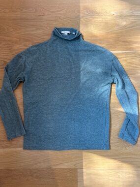 Vince Heather Teal Turtleneck Sweater